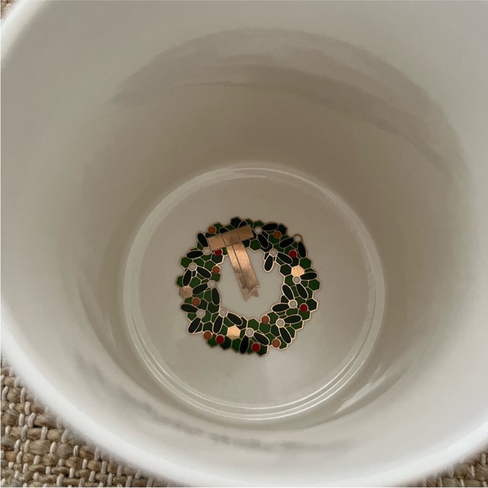 Anthropologie “K” Red and Green Holiday Mug - Picture 6 of 6